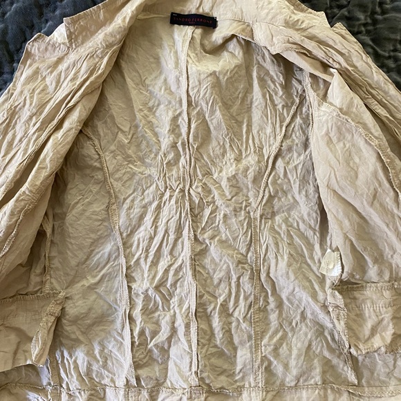 Sandro Ferrone Wrinkled Silk Women Jacket -size M - Picture 5 of 10